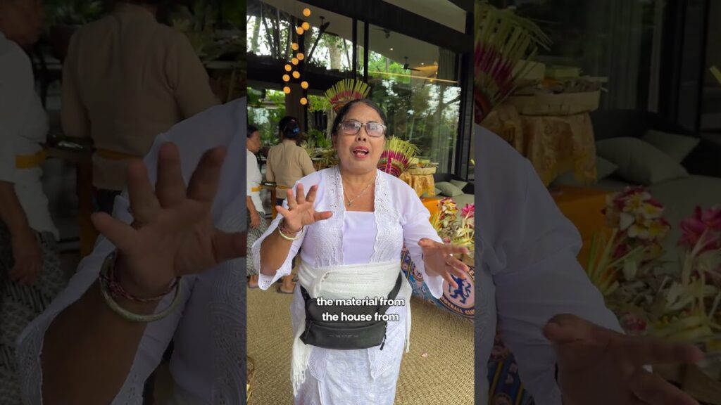 The final Balinese blessing is complete @lost.villaFeeling so blessed and grateful for this moment